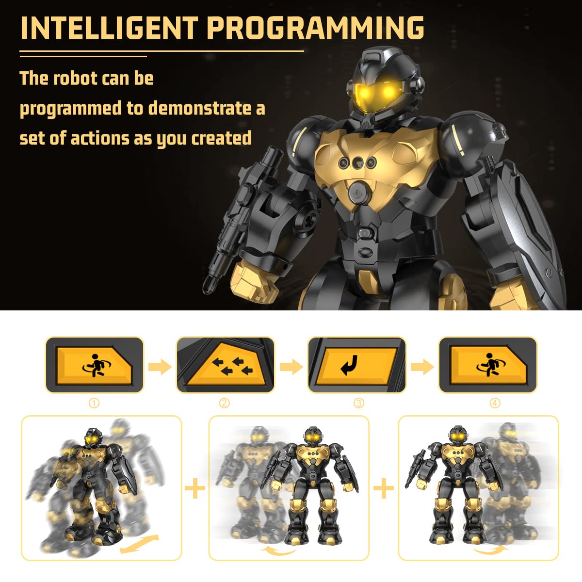 Robot-Fun The Programmable Gesture-Controlled RC Robot for Kids & Educational Playmate