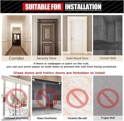 Adjustable Doorway Pull-Up Bar No-Drill Secure Grip Home Fitness 8714765402269-1