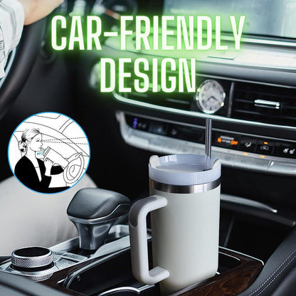 Vacuum Insulated Stainless Steel Travel Tumbler 40Oz Rotating Lid 8624992845981-1