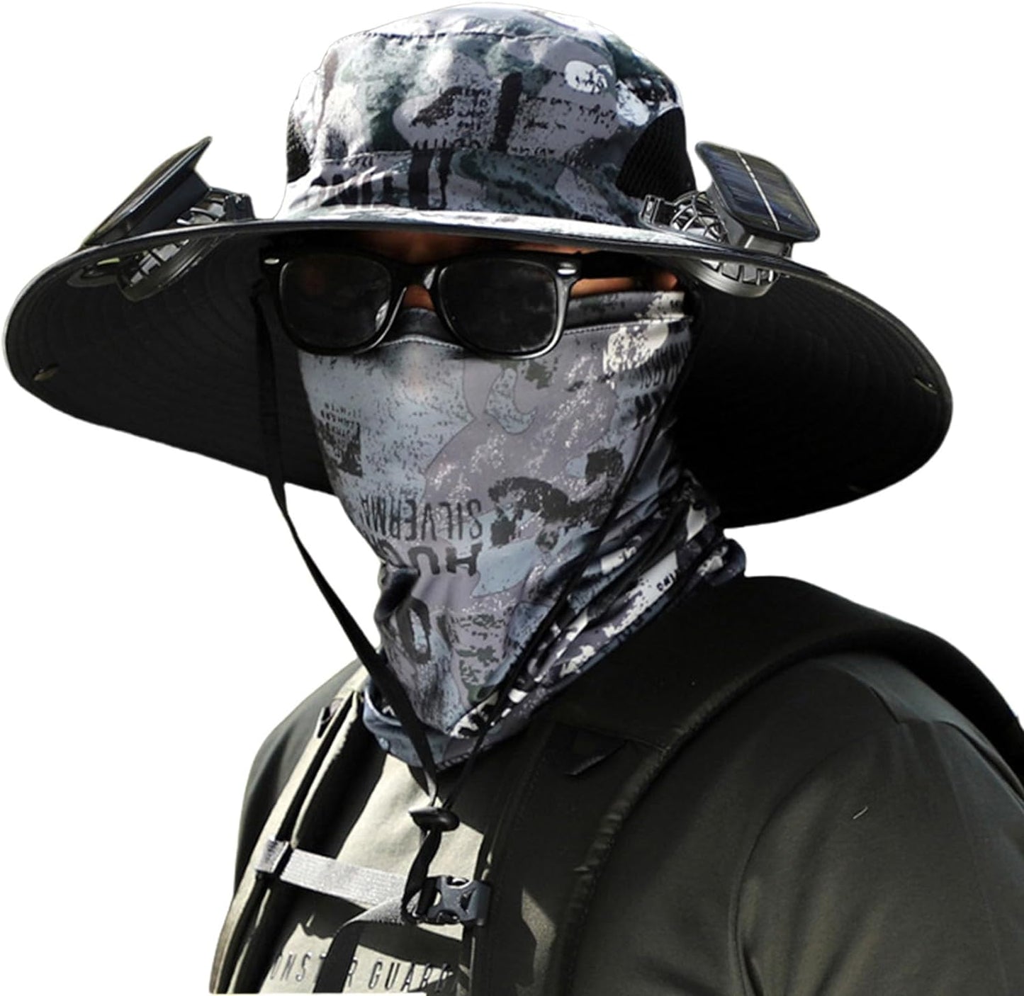 Solar Powered Cooling Hat With Dual Fans And Usb Charging 14996122796358-1