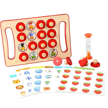 Wooden Memory Match Game for Kids’ Fun Learning and Focus 10792792064334-1
