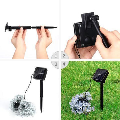 Solar Powered Flower String Lights For Outdoor Garden Decoration 6851967418468-1