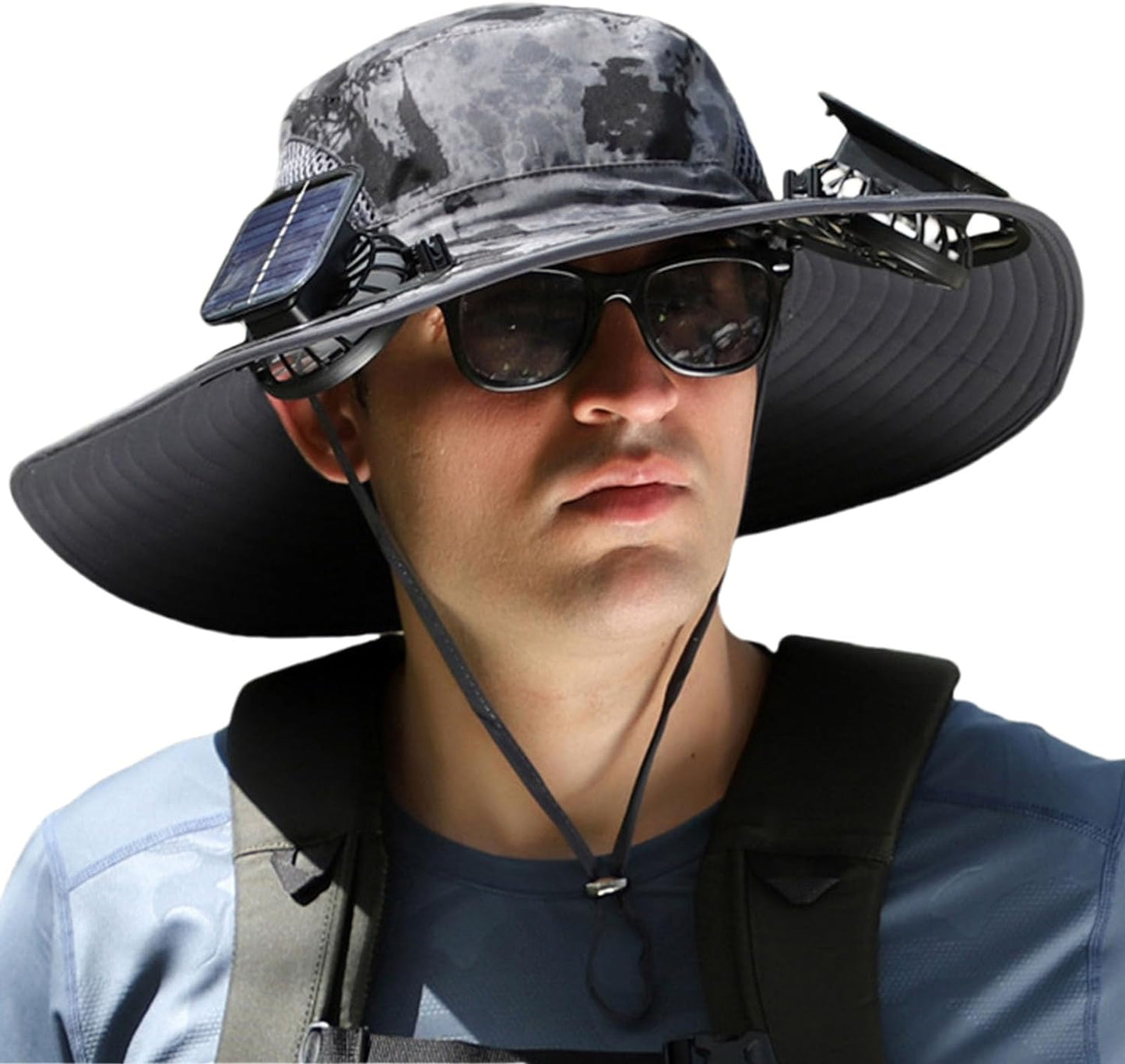 Solar Powered Cooling Hat With Dual Fans And Usb Charging 14996122796358-1