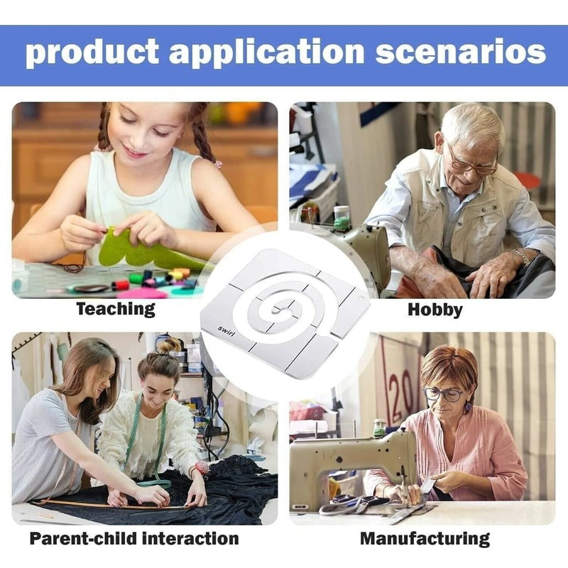 Sewing Alignment Garment Ruler Set Measuring Tool For Clothing Design 11544058069260-1