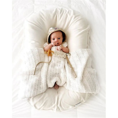 Portable Baby Nest Bed for Newborns, Cotton Infant Crib, Travel Cradle Cushion, and Infant Sleeping Cot
