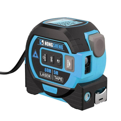 Infrared Laser Measuring Tape Digital Ruler Crossline Backlit Memory Range 8503694295342-1