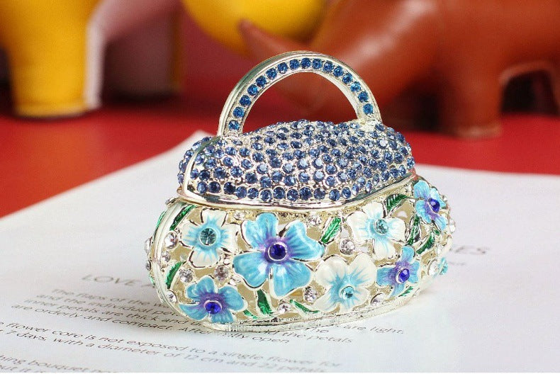 Enamel Craft Creative Home Decoration Trinkets Jewelry Box Ring Box 9817164448046-1
