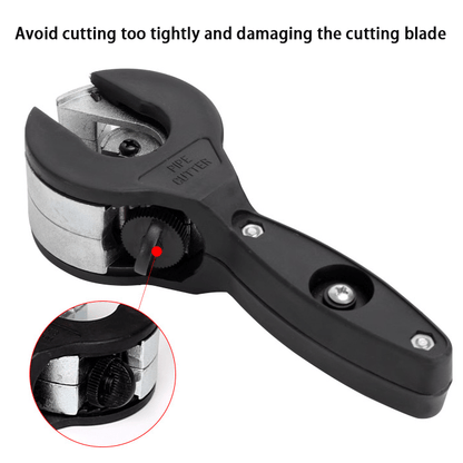 Ratcheting Pipe Cutter For Tight Spaces Cuts Copper Pvc Precisely 14981443682630-1