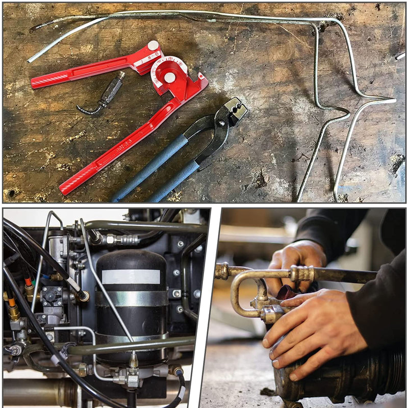 Three Slot Tubing Bender Manual Pipe Bending Tool For Copper Aluminum 6849886519396-1