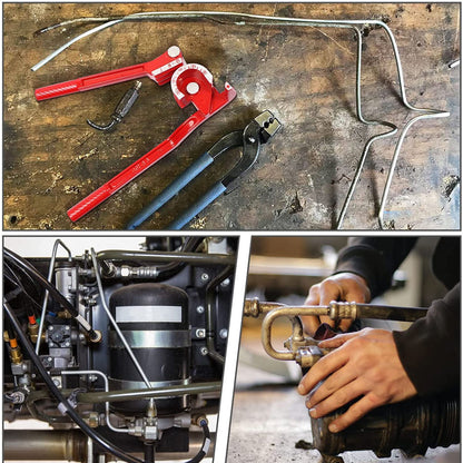 Three Slot Tubing Bender Manual Pipe Bending Tool For Copper Aluminum 6849886519396-1
