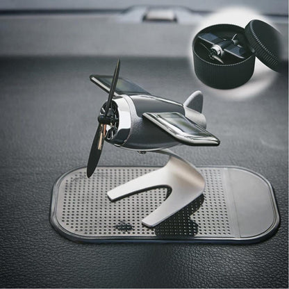 Solar Airplane Car Dashboard Decoration Rotating Ornament For Vehicle Interior 6851967123556-1