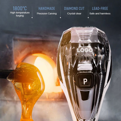 Transparent Crystal Car Gear Shifter Handle Interior Decoration Accessory 11579370930444-1