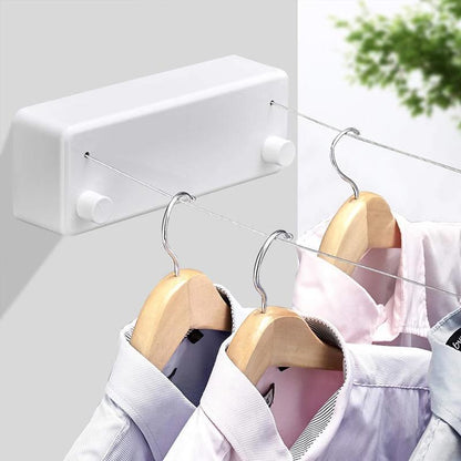 Space Saving Retractable Clothesline For Indoor Outdoor Laundry Drying 6852052090980-1