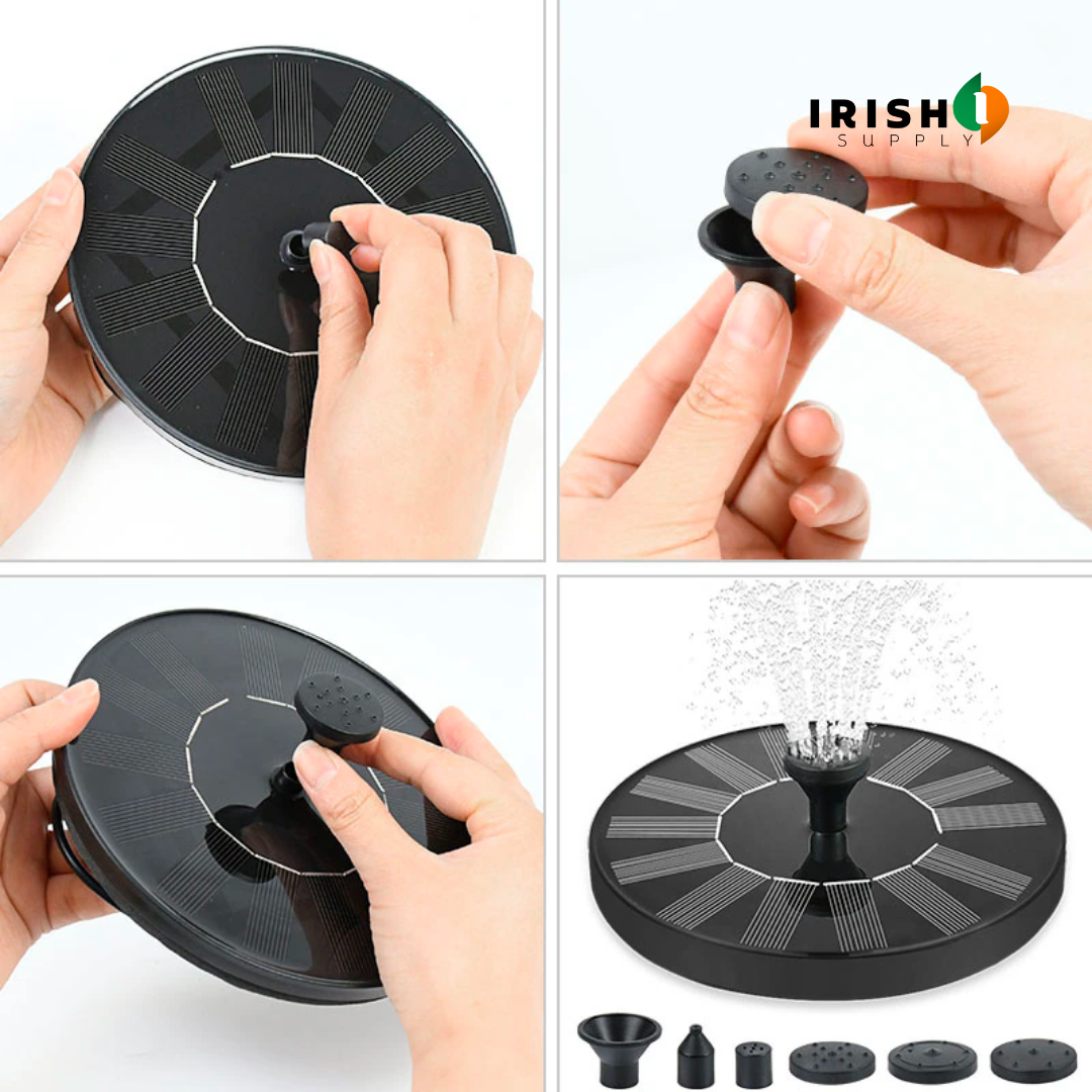 Springwave Bird Bath Solar Fountain 7931609973019-1