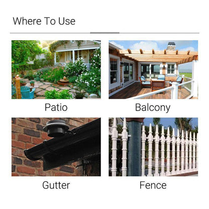 Solar Powered Gutter Lights With Automatic Sensor And Waterproof Design 6851966959716-1