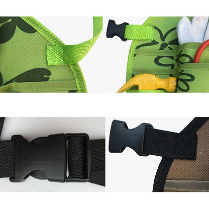 Durable Apron With Multiple Pockets For Woodworking Craft Tool Storage 6851393224804-1