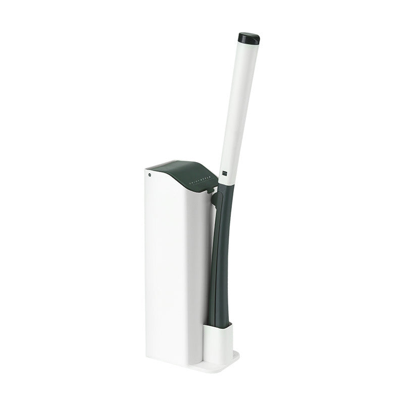 Disposable Toilet Cleaning System With Biodegradable Brush And Storage Base 6851470753892-1