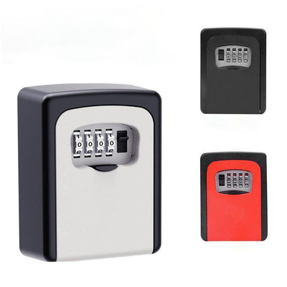 Wall Mounted Key Lock Box With 4 Digit Combination Code 6852112187492-1