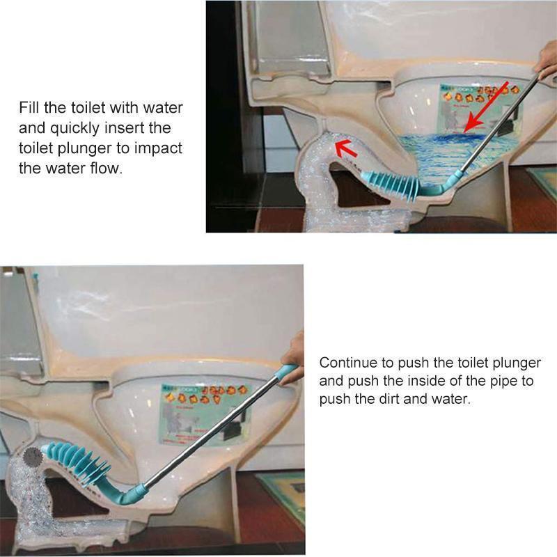 Powerful Flexible Toilet Plunger For Deep Cleaning And Clog Removal 6851989143652-1