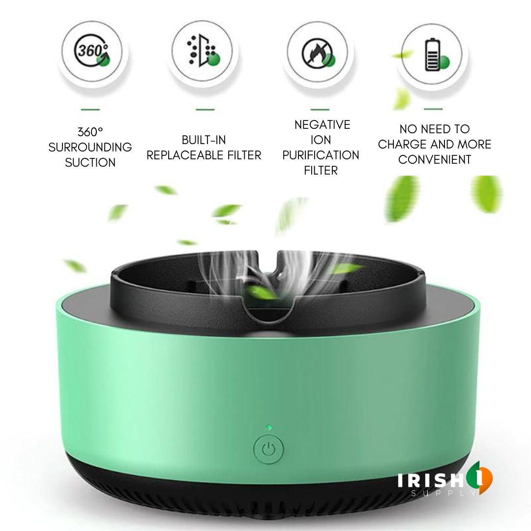 Portable Smokeless Ashtray Air Purifier for Odor Removal 8179517915419-1