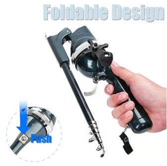 All-In-One Portable Folding Telescopic Fishing Rod Reel Combo 7982385070127-1