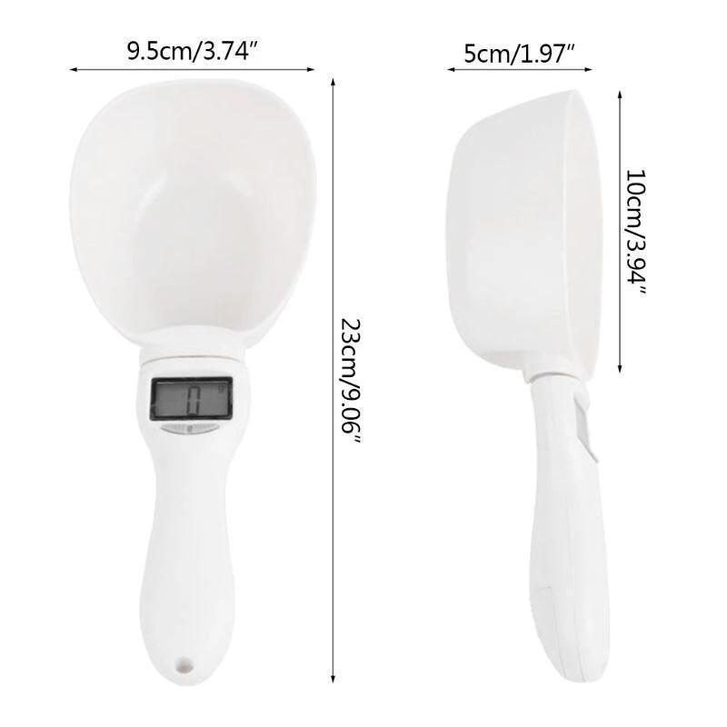 Digital Pet Food Measuring Scoop Feed Spoon 6851486974052-1