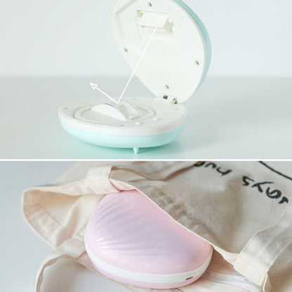 Rechargeable Shell Shaped Rainbow Projector Light For Bedroom Wall Ambience 6850623635556-1