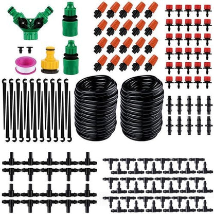 Automatic Garden Patio Cooling Watering Drip Sprinkler Misting Hose Kit 9331987120430-1