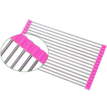 Roll-Up Dish Drying Rack for Kitchen Organization and Easy Storage 15089486561606-1