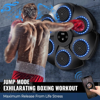 Music Boxing Pad with Targeting Features – Ultimate Punch Machine for Boxing Fitness