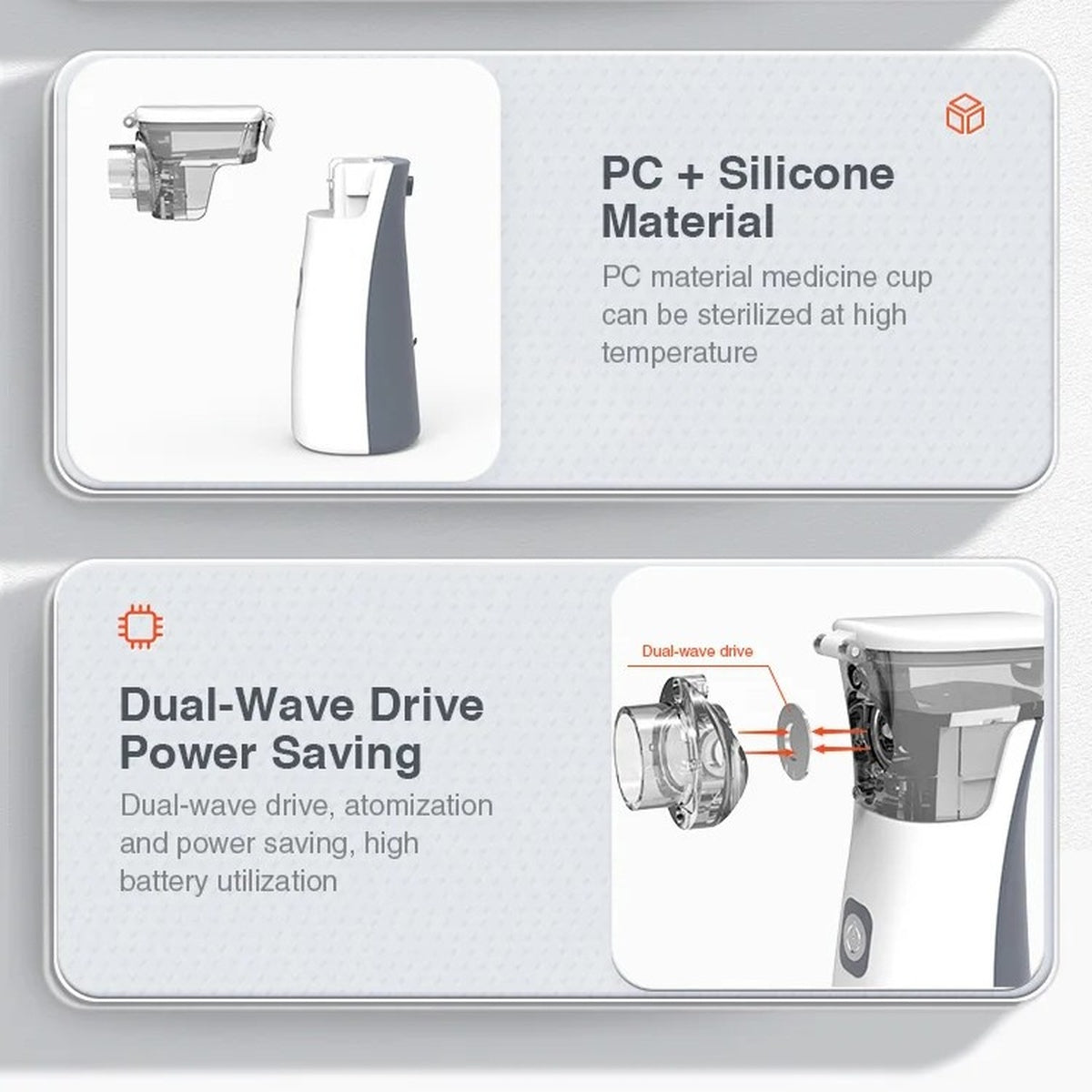 Portable Nebulizer for Deep Lung Relief and Easy Breathing Support