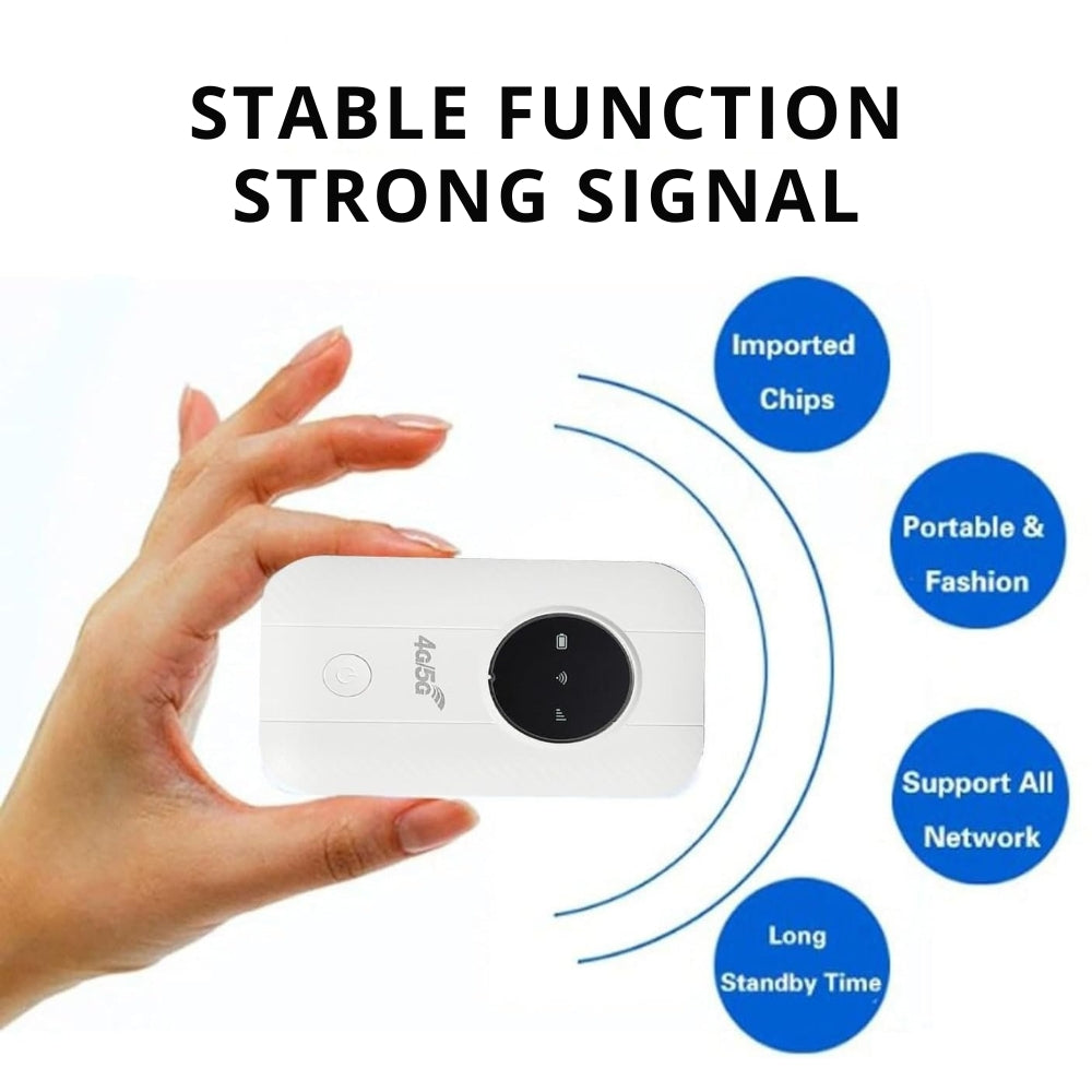 Portable High-Speed 5G Global Mobile Wifi Hotspot For All Devices