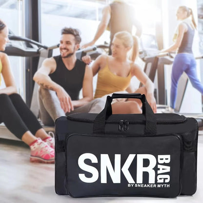 Spacious Sports Travel Gym Bag With Shoe Compartment Shoulder Strap