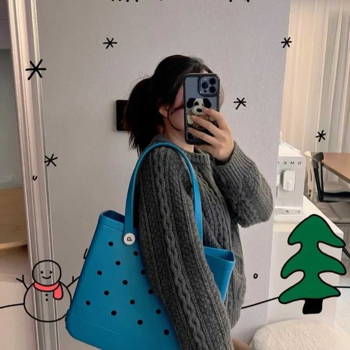 Mummy Bag - Large Waterproof Washable Tote Bag 8670968807705-1