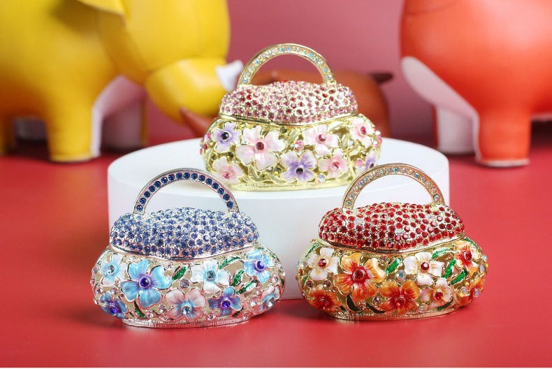 Enamel Craft Creative Home Decoration Trinkets Jewelry Box Ring Box 9817164448046-1