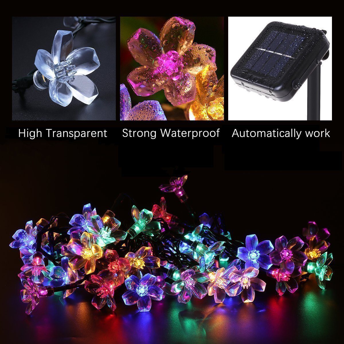 Solar Powered Flower String Lights For Outdoor Garden Decoration 6851967418468-1