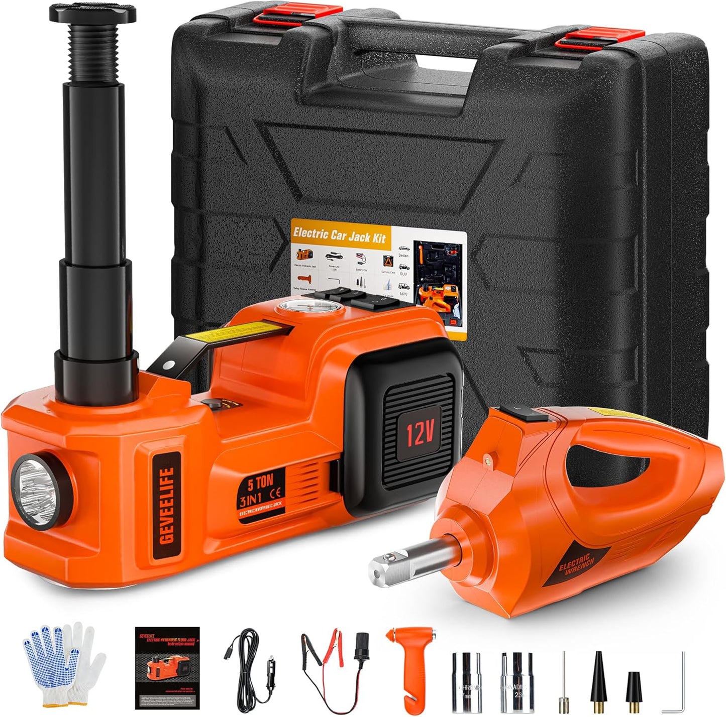 Hydraulic Lifting Device Raising Vehicles Effortlessly For Emergency Roadside Repairs 8590772994205-1