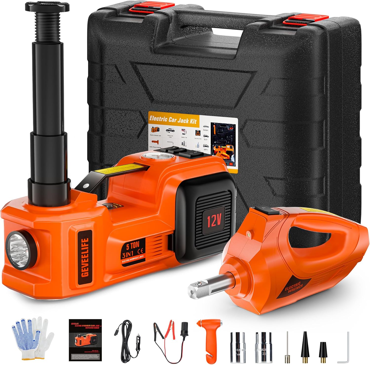 Hydraulic Lifting Device Raising Vehicles Effortlessly For Emergency Roadside Repairs 8590772994205-1