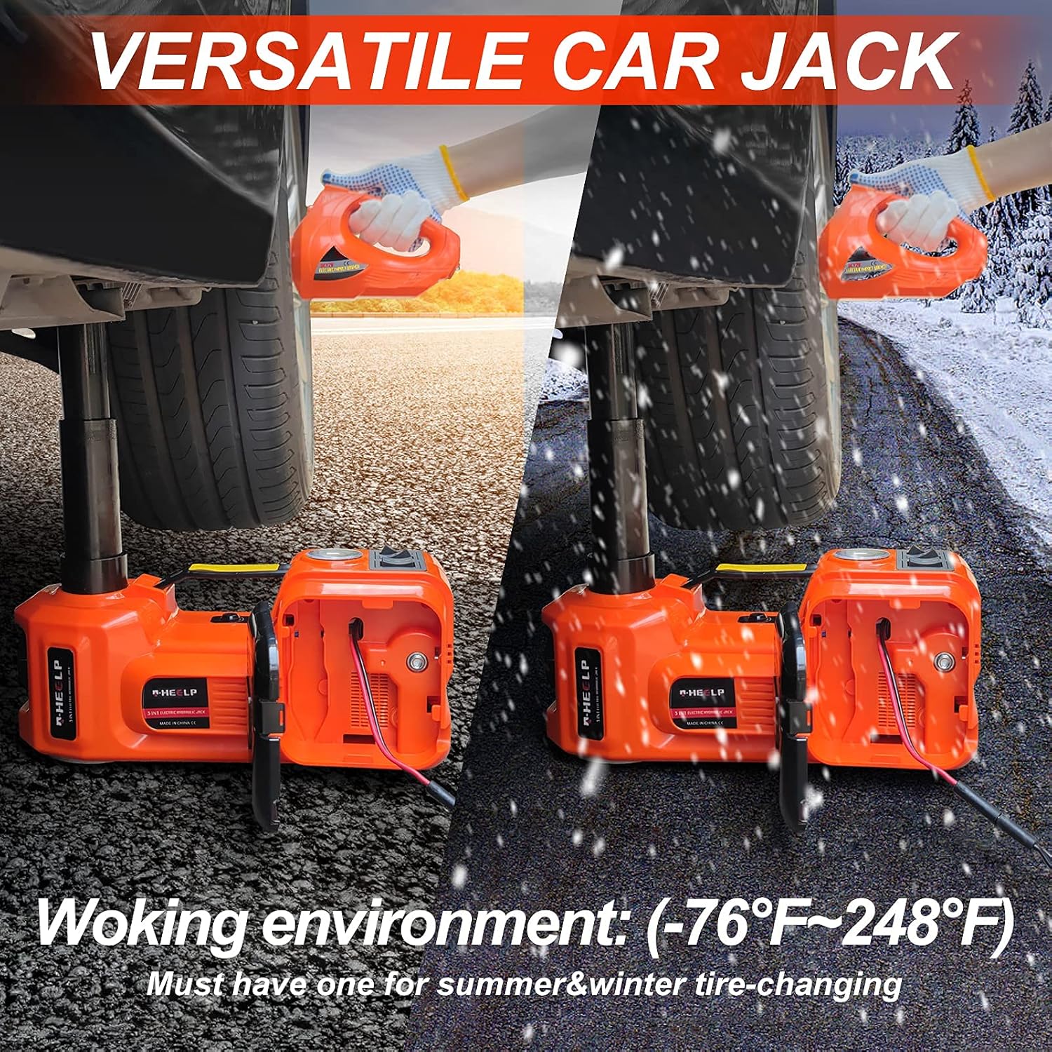 Hydraulic Lifting Device Raising Vehicles Effortlessly For Emergency Roadside Repairs 8590772994205-1
