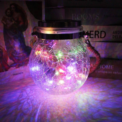 Solar Powered Hanging Led Lantern Provides Warm Outdoor Garden Lighting 14948622500166-1