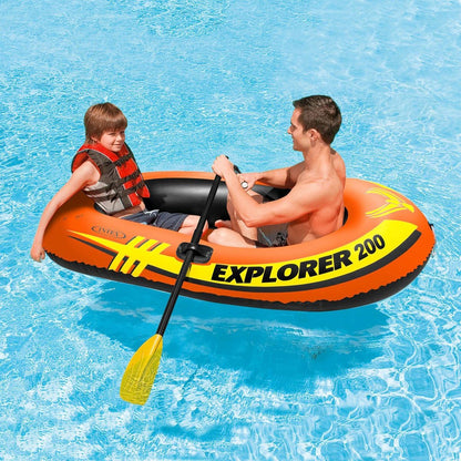 Explorer Inflatable Boat Set Durable Water Raft Outdoor Recreation Gear 8653167886493-1