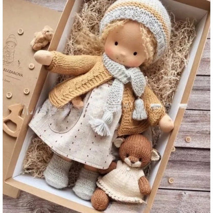 Gift for Kids-Handmade Waldorf Doll 8959340413209-1