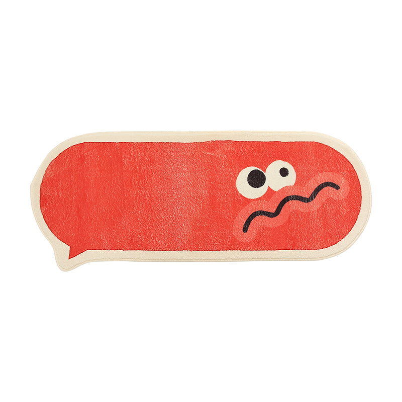 Home Bedroom Oval Plush Rug – Cozy And Creative Bedside Carpet 14815614927174-1