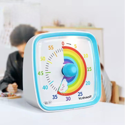 Rainbow Visual Timer Clock for Kids’ Focus and Fun Learning 10106813612366-1