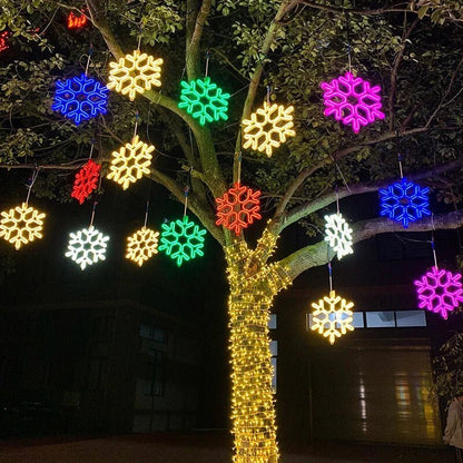 Magical Led Snowflake Christmas Lights | Festive Party Decoration 10127057387859-1