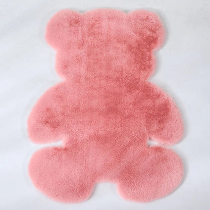 Rabbit Bear Plush Kids Room Rug Soft Washable Carpet 14815645204806-1