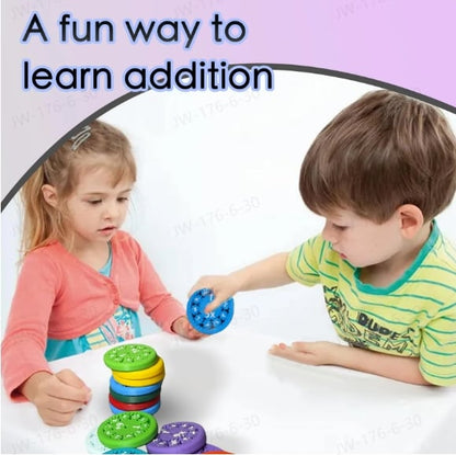 Math Fidget Spinners Educational Learning Toy Set for Kids Classroom 9489991041326-1