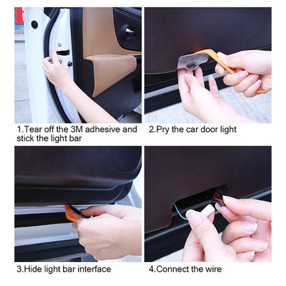 Door Anti Collision Warning Light For Vehicle Safety Night Visibility Alert 6851291611236-1