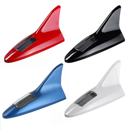 Shark Fin Solar Warning Light For Car 6851283124324-1