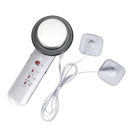 3-in-1 Ultrasonic EMS Fat Burner Face &amp; Body Massager